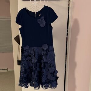 Zoe Ltd Midnight Blue Floral Dress
